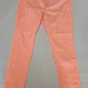 Maurices Coral Skinny Jeans • Womens 18 Reg • Stretch Mid Rise Bright Denim